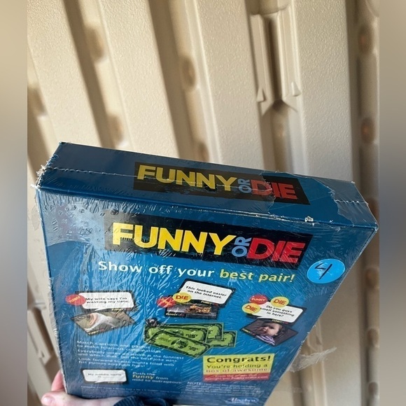 NIB Funny or Die Board Game - Hasbro Gaming 2013 Edition New Sealed - Picture 6 of 8